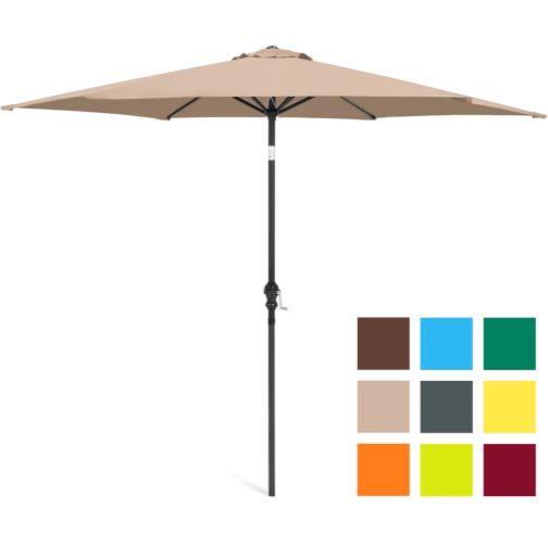 10 Foot Steel Patio Umbrella W Tilt Crank Only 30 93 Reg 101 99 Free Shipping