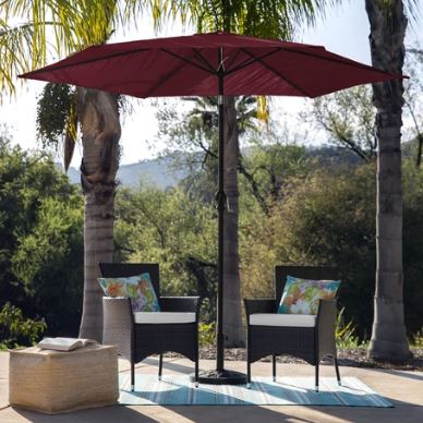 10 Foot Steel Patio Umbrella W Tilt Crank Only 30 93 Reg 101 99 Free Shipping