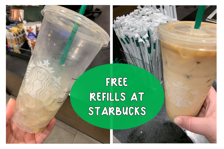 FREE Refills on Starbucks Beverages!