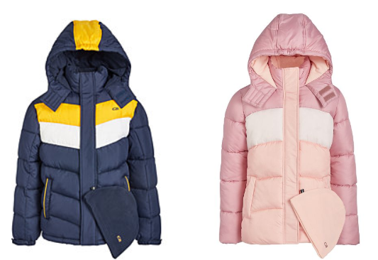 cb sports hooded puffer coat