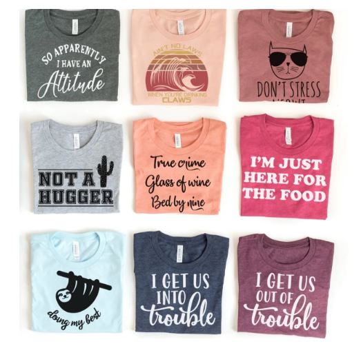 sarcastic graphic tees