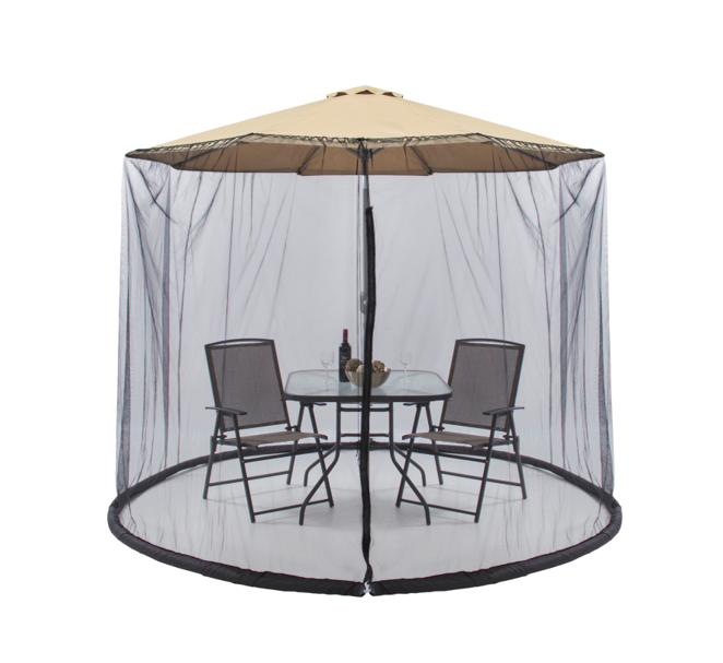 9ft Patio Umbrella Bug Screen With Zipper Door Only 29 99 Free Shipping