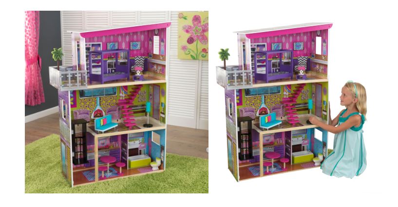 kidkraft super model dollhouse with 11 accessories included