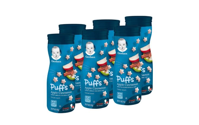 gerber puffs apple cinnamon