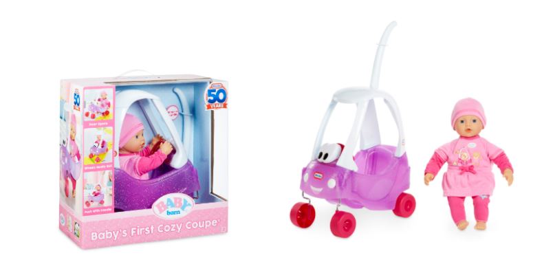 cozy coupe pink glitter