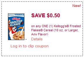 frosted flakes coupon