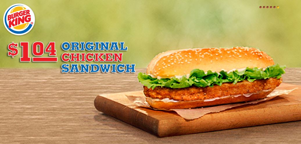 burger king chicken sandwich