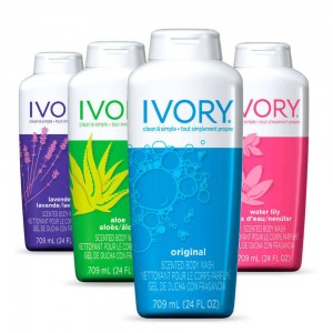 Ivory 12 oz Body Wash or 3 Bar