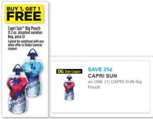 dollar general capri sun big pouch