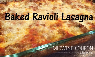 baked ravioli lasagna