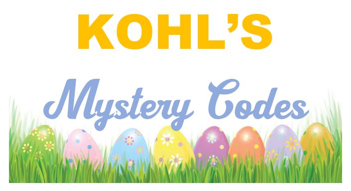 Kohls Mystery Codes 4 20 5291