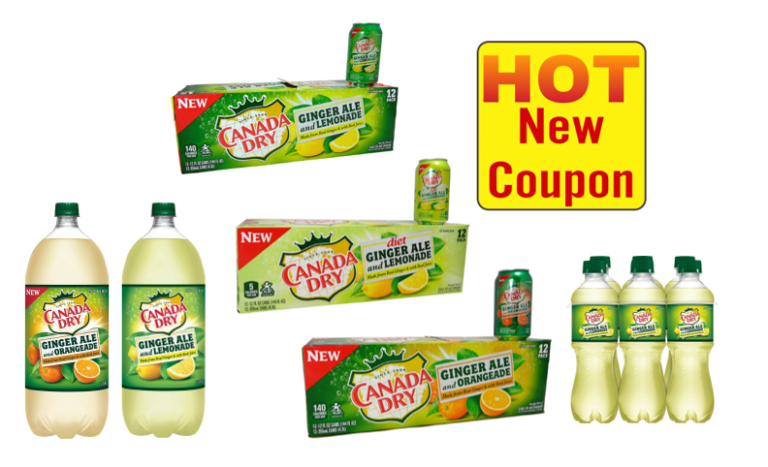 Printable Coupons: Save $4.50 on Canada Dry with Lemonade or Orangeade