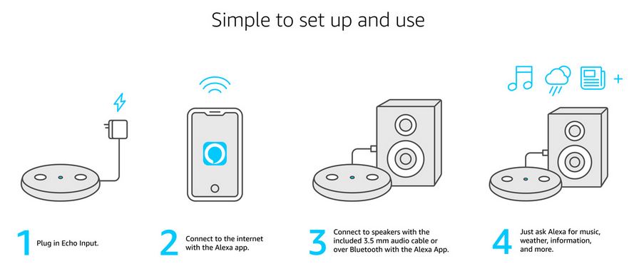 echo input directions