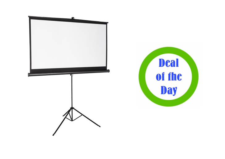 Insignia 75″ Tripod Projector Screen 49.99 (Reg. 119.99) + FREE Shipping!