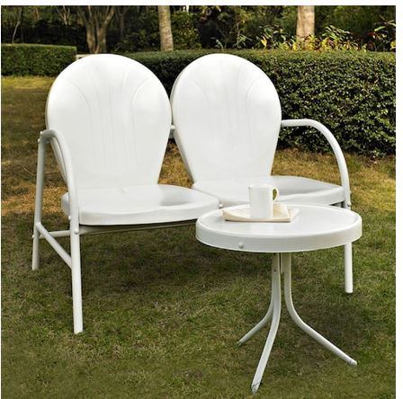 Griffith 2-Piece Metal Outdoor Seating Set – OVER 50% Off + Earn $30