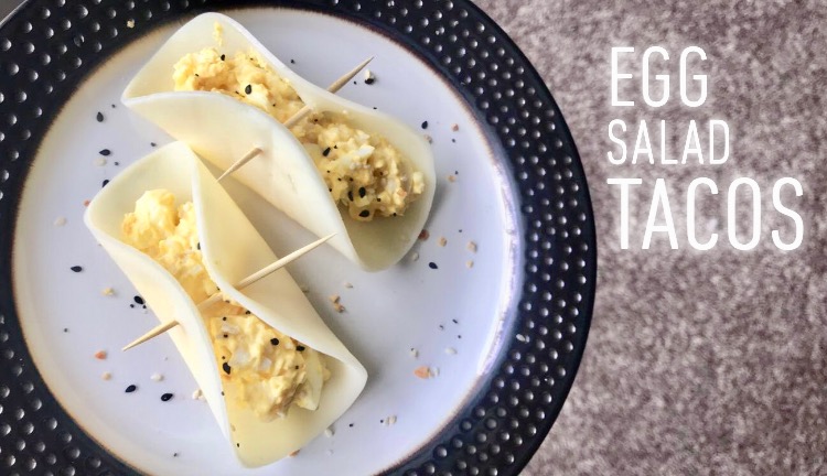 keto egg salad tacos