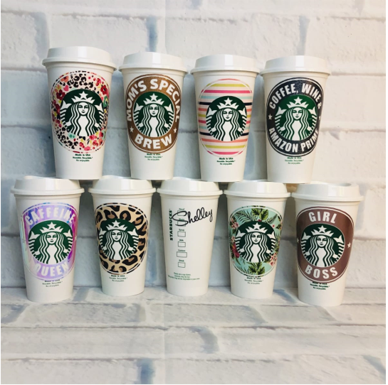 Personalized Starbucks Hot Cups