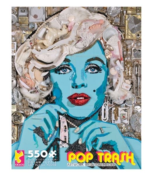 Pop Trash Marilyn Monroe 550 Piece Puzzle By Ceaco