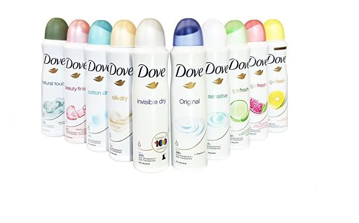 10 Pack Dove Antiperspirant Spray $21.50 – Limit 3 per customer