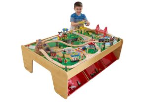 kidkraft waterfall mountain train set