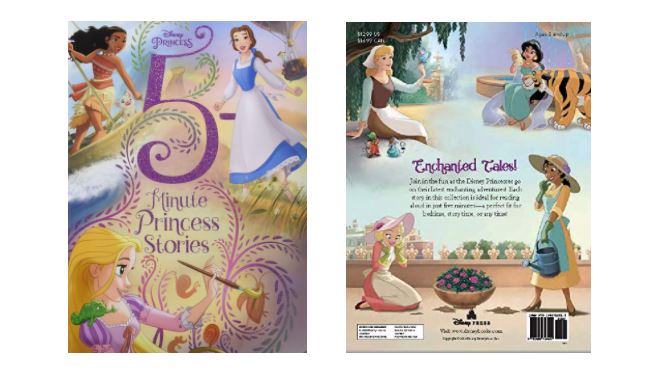 Disney Princess 5 Minute Princess Stories Hardcover 