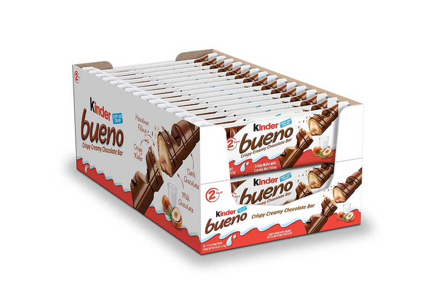 30 Packs of Kinder Bueno Milk Chocolate