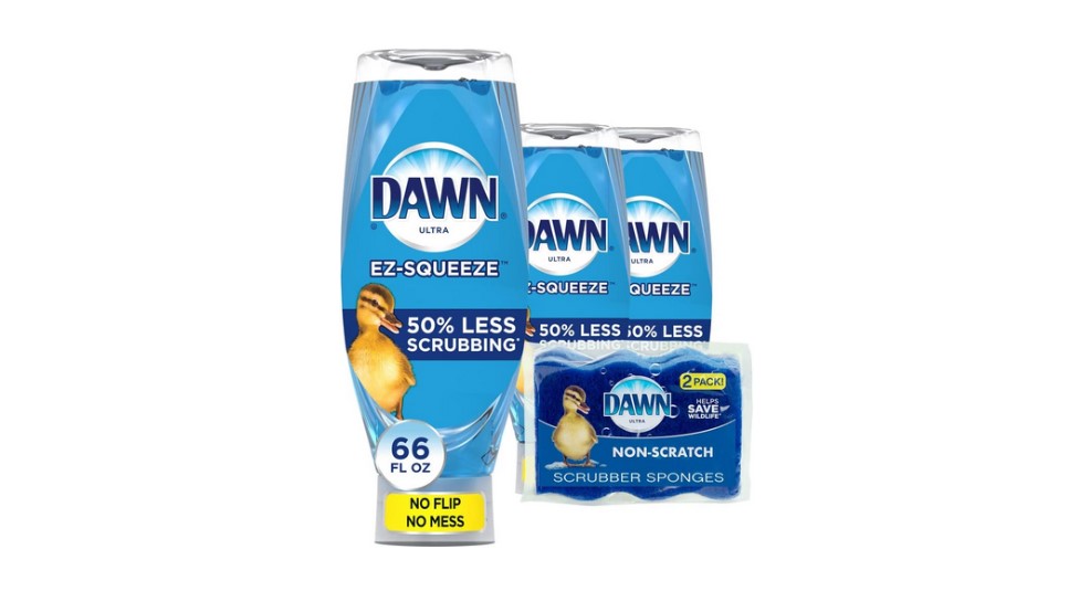 Amazon Prime Offer Dawn Dish Soap EZSqueeze Dishwashing Liquid + Non