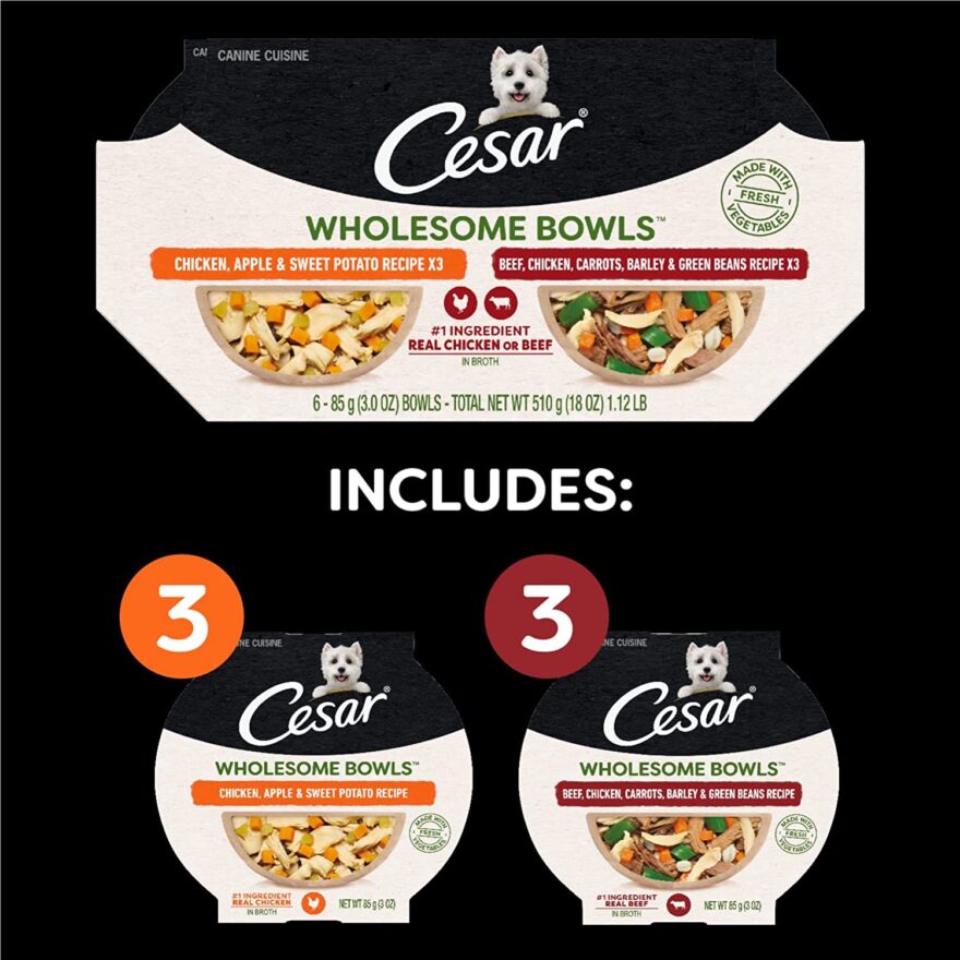 Amazon Offer 50 off Digital Coupon (6) 3 oz. Cesar Wholesome Bowls