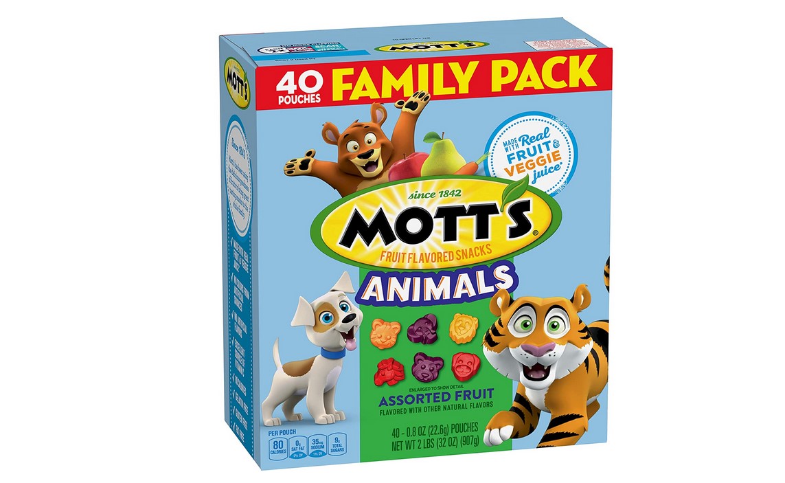 Family Size Mott’s Fruit Flavored Animal Shaped Snacks