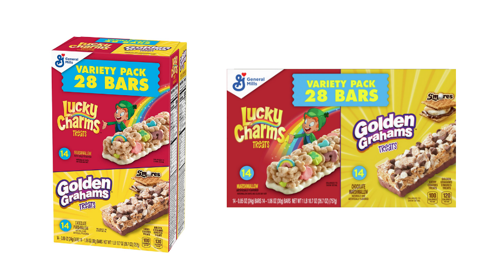 28 Count Lucky Charms & Golden Grahams Variety Pack