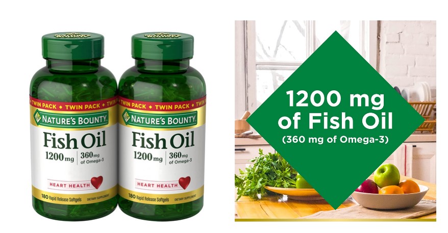 Amazon Offer Twin Pack Natures Bounty Fish Oil Mg Two Count