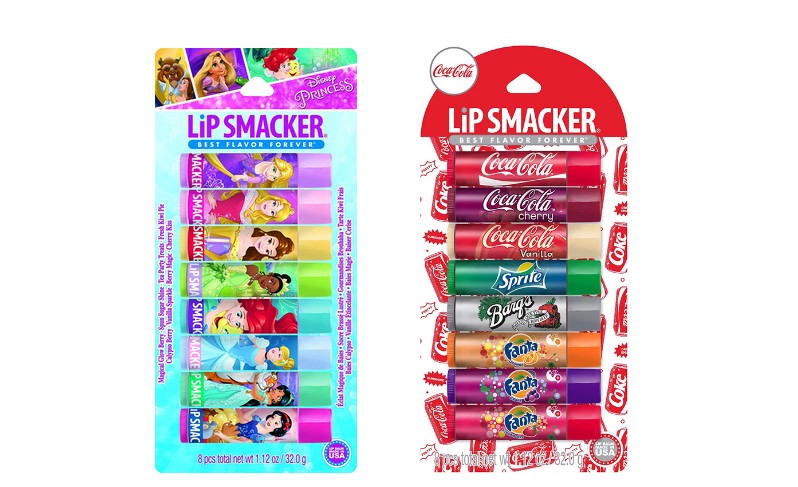 8 Count Lip Smacker Disney Princess Flavored Lip Balm Party Pack