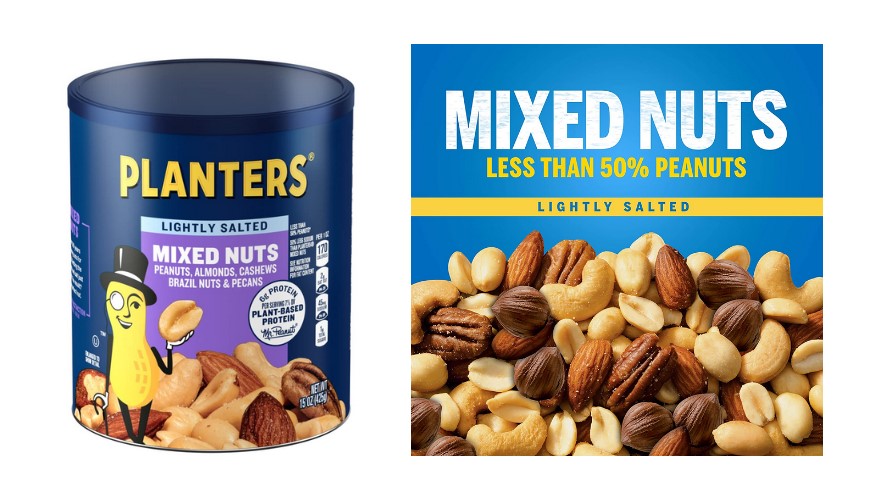 Planters Lightly Salted Mixed Nuts, 15 oz Can