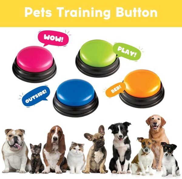Amazon Offer Set of 4 Recordable Pet Buttons