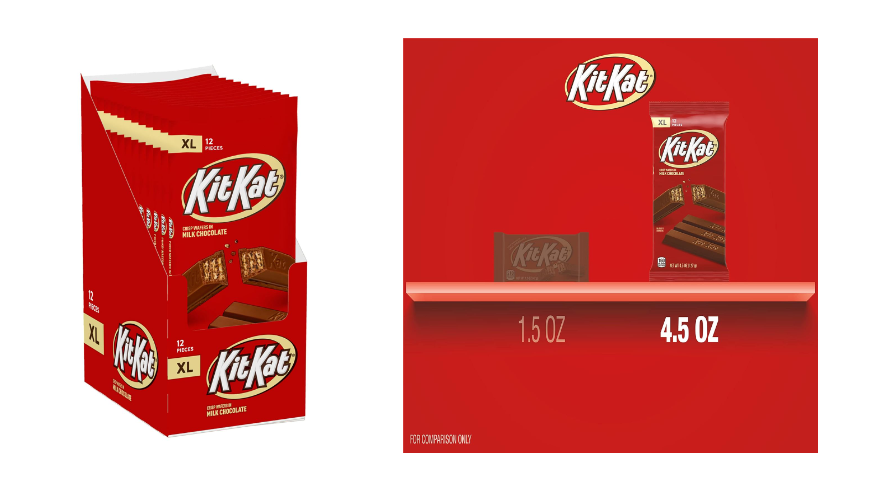 12 Pack KIT KAT Milk Chocolate Wafer XL