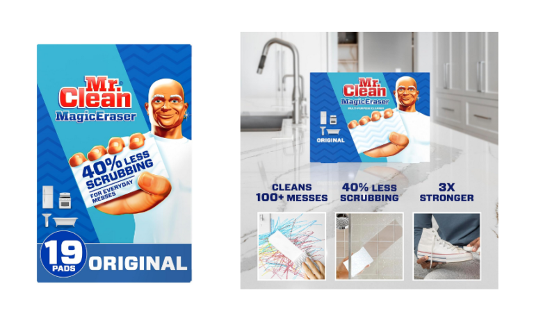 19 Count Mr. Clean Original Magic Eraser Cleaning Pads