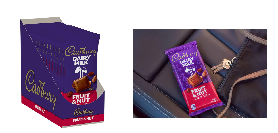 Double Savings on CADBURY DAIRY MILK Fruit &amp; Nut Milk Chocolate Candy Bars