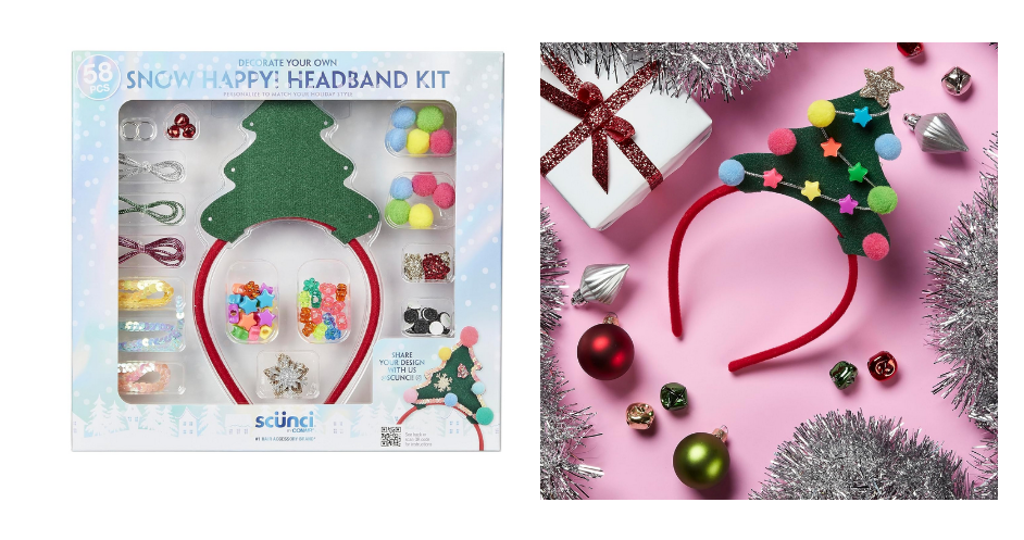 Scunci by Conair Holiday DIY Christmas Headband Kit